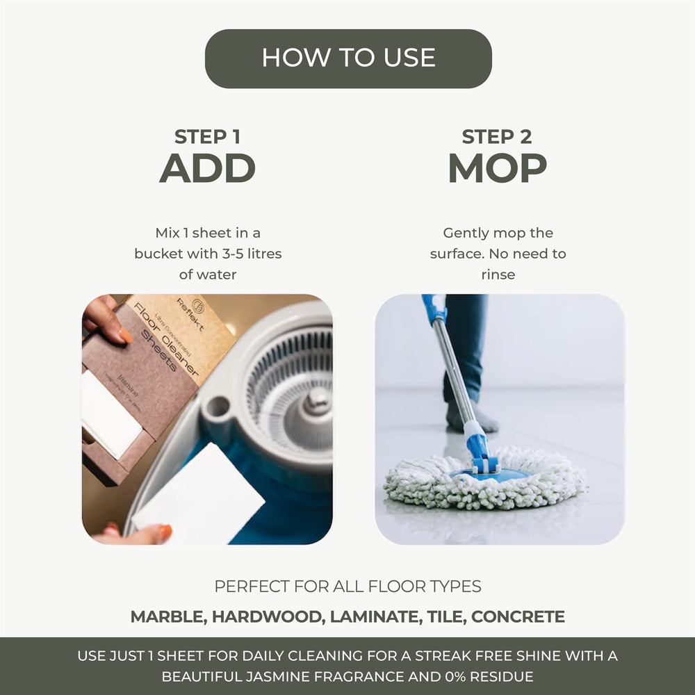 
                  
                    Smart Floor Cleaning Sheets
                  
                